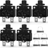 5Pcs 5A 10A 15A 20A 30A Terminals Circuit Breaker Nilight