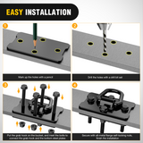 Nilight 2Pcs 1/2inch D Rings for Trailers Heavy Duty Trailer Tie Down Rings, Incl. Mounting Hardware, Forged Steel Bolt-On Grab with Back Plates Compatible with Tractor RV UTV Truck, Max 12000Lbs, Black