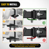 Cargo Carrier 60 x 24 x 14.4 Inch Hitch Cargo Carrier with Hitch Stabilizer