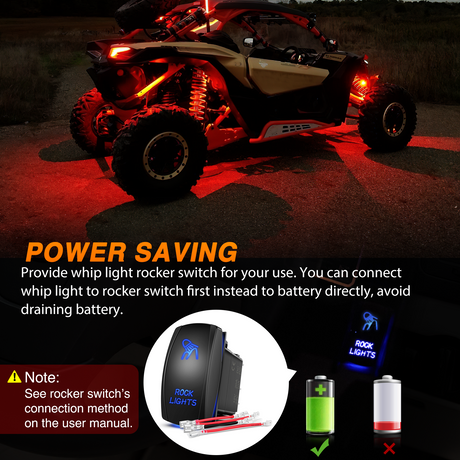 Nilight RGB LED Rock Lights Kit 10 Pods Underglow Multicolor Neon Pod with Remote & Bluetooth App Control DIY Flashing Music Mode Wheel Well Light for Truck ATV UTV RZR SUV