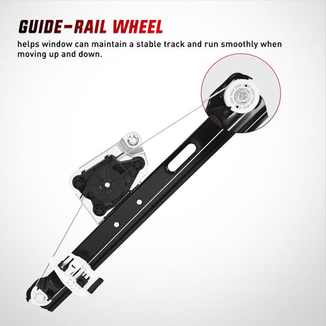 Nilight 749-468 Rear Driver Side Power Window Regulator,Compatible with BMW E90 E91 323i 325i 325xi 328i 328i xDrive 330i 330xi 335i 335xi M3 2006 2007 2008 2009 2010 2011