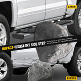 Nilight Running Boards 6 inch Side Step Nerf Bars Easy Bolt-On Installation