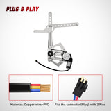 Nilight 741-654 Window Regulator/Motor Front Passenger Side Compatible with 1988-2002 Chevrolet Blazer C1500 C2500 C3500 K1500 K2500 K3500 Tahoe GMC Yukon 1996 1997 1998 1999 2000 2001 2002