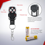 Nilight Remote Wiring Harness for LED Light Bar Wireless Strobe Flash Work Driving Lights 12V 15A 16AWG Controller 5PIN Switch Waterproof Power Relay Blade Fuse-2 Leads