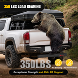 Nilight Hitch Step with 2Inch Hitch Receiver Rear Bumper Guard Protector 23.5 Inch with 5/8Inch Hitch Pin Clip Upgraded Textured Black Anti Slip Hitch Step Bar for Pickup Truck Car SUV