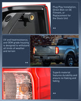 Nilight Taillight Assembly Compatible with 2005 2006 2007 2008 2009 2010 2011 2012 2013 2014 2015 2016 2017 2018 2019 2020 2021 Nissan Frontier and 2009-2012 Suzuki Equator Right Passenger Side