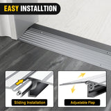 Nilight Door Threshold Ramp, 1inch Rise Portable Aluminum Wheelchair