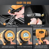 Nilight Cordless Tire Inflator 20V Rechargeable Air Compressor with Digital Gauge 150PSI Includes 12V Adapter