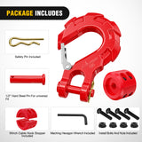 winch hook 3/8 inch Grade 70 Winch Hook Red