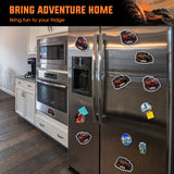 5.5mm Thick Off-Road Vehicle Fridge Magnet | Side Profile Design for Refrigerators & Toolboxes