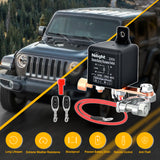 Remote Battery Disconnect Switch 12V 200A Car Anti-Theft Kill Switches Upgrade Prevent Power Drain with Wireless Remote Control Relay Fobs for Auto Truck RV Boat