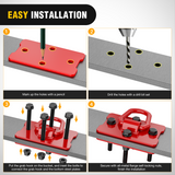 Nilight 2Pcs 1/2inch D Rings for Trailers Heavy Duty Trailer Tie Down Rings, Incl. Mounting Hardware, Forged Steel Bolt-On Grab with Back Plates Compatible with Tractor RV UTV Truck, Max 12000Lbs, Red