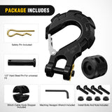 winch hook 3/8 inch Grade 70 Winch Hook Black