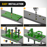 Nilight 2PCS Tractor Bucket Hooks with Tie Down Ring, Bolt-On Grab Hook with Back Plates Compatible with Trailer RV UTV Truck, Grade 70 Grade Forged Steel Max 15000 lbs, Green