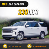 Roof Rack Roof Rack Cross Bars Compatible with Chevrolet Tahoe Suburban GMC Yukon Cadillac Escalade 2021 22 23 2024, Adjustable Aluminum Car Crossbars for Cargo Carrier Luggage Box Kayak Tent Snowboard