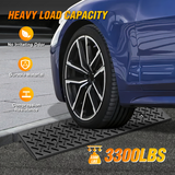 Nilight 2Inch Rise Curb Ramps, Heavy Duty Rubber Driveway Threshold Shed Ramp for Sidewalk Cars Lawn Mower Wheelchairs Motorcycles, 3300lbs Load Capacity