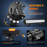 LED Light Bar LED Light Bar 20 Inch 126W Spot Flood Combo Red Beam Off Road Lamp Fishing Hunting Emergency Deck Work Lighting for Trucks UTV Pick-up Van Boat Tractor