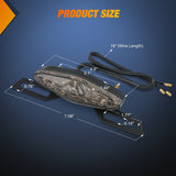 Taillight Assembly Motorcycle Tail Lights LED Brake Running Light with License Plate Bracket Dirt Bike Rear Lighting Compatible with Honda Yamaha Kawasaki Suzuki Chopper Turing Cruiser, Red