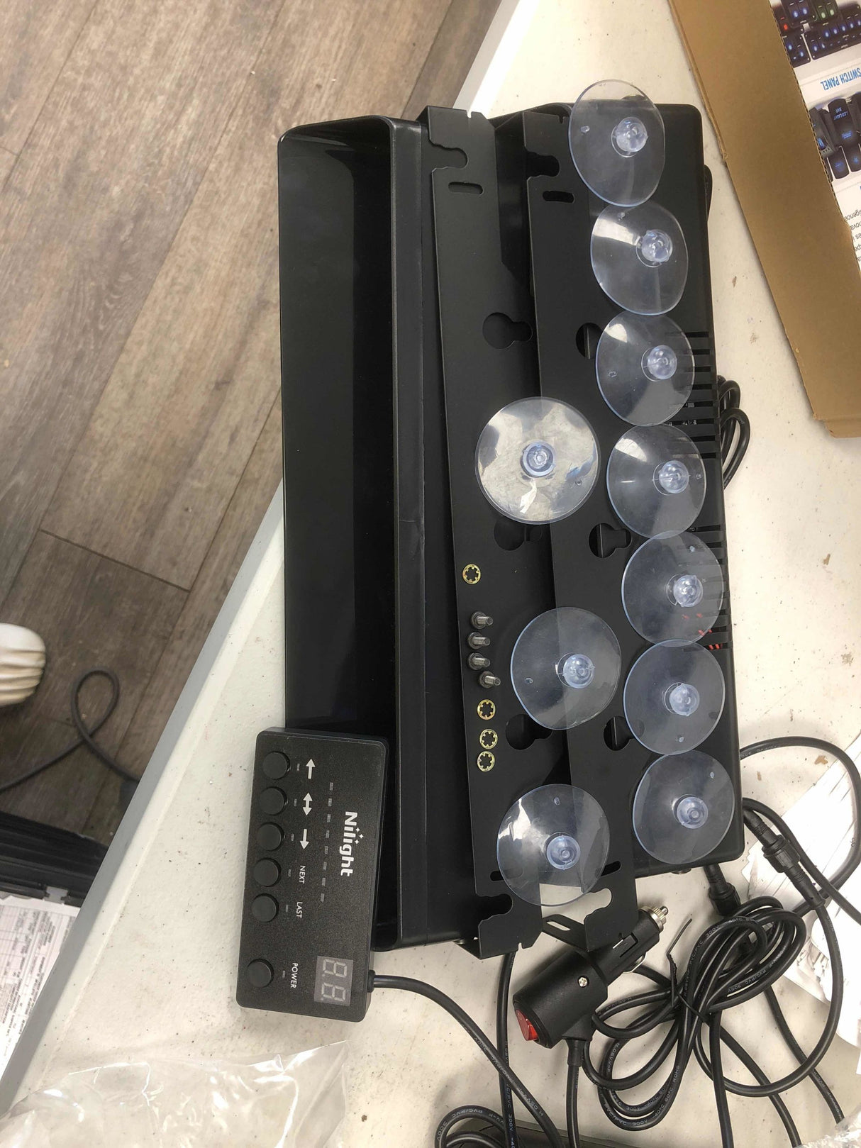 32LED Red White Emergency Dash Strobe Lights with Controller Suction Cups (25% OFF Final Checkout)