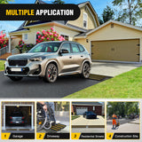 Nilight Driveway Curb Ramps, 2.6 Inch High Heavy-Duty Rubber Curbside Vehicle ramps for Car Truck Wheelchair Mobility Loading Dock Garage, 2 Pack