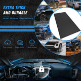 Nilight Heavy-Duty Truck Bed Mat Utility, Extra-Thick 4OInch x 8Inch Rubber Mat, Tough and Durable, Anti-Slip & Weathertech, Easy to Cut, Trim-to-Fit Design