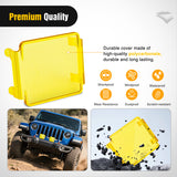 2Pcs 3 inch Yellow Cube Light Pod Cover
