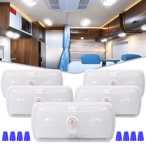RV Interior Ceiling White LED Lights 5Pcs Nilight
