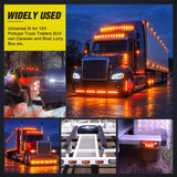 3.9 Inch Amber Red LED Fender/Side Marker Light (10 Pcs)