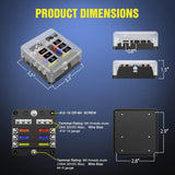 Accessories 6 Way Blade Fuse Block
