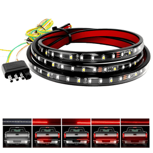 60 Inch 108Leds Red White LED Tailgate Light Strip