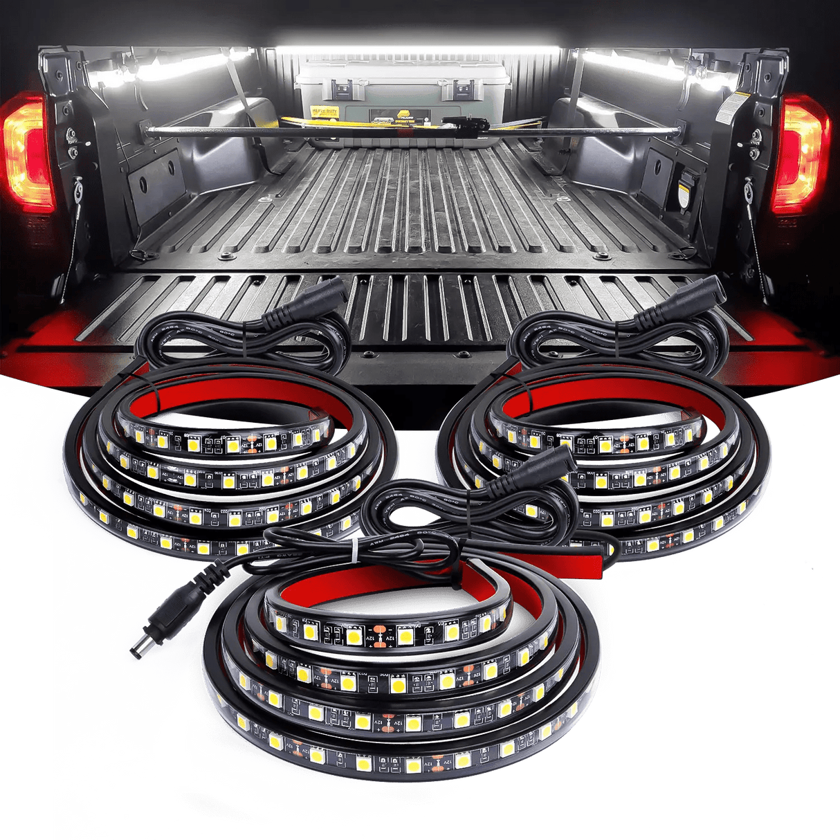 Led light Strip 60” 270Leds LED Bed Light Strip 3PCS