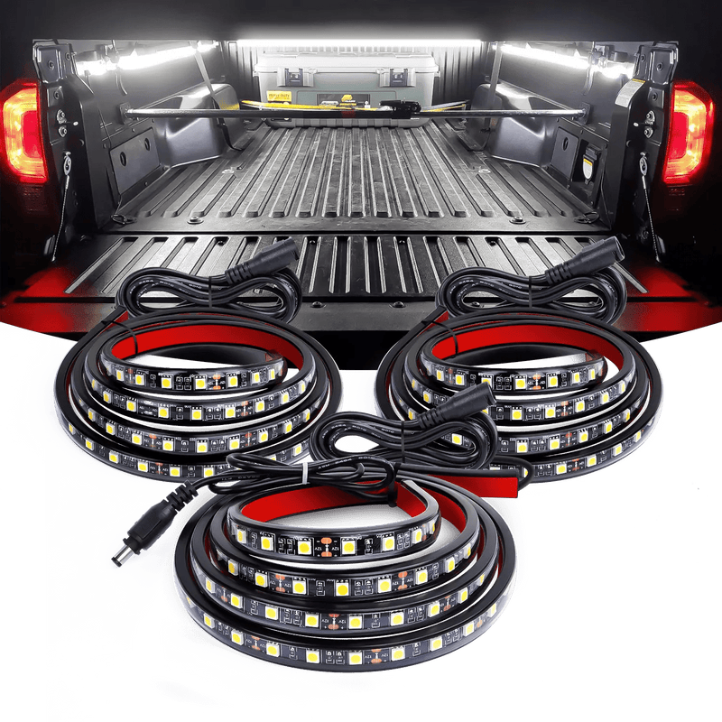 Nilight TR-09 LED Truck Bed Light Strip Kit, 3 Strips, 60 in, 270 LEDs for 2011-2026 Ford F-150