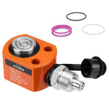 5 Ton Hydraulic Cylinder Jack Porta Power Ram, Heavy Duty Low Profile 0.24 Inch Stroke Automatically Retract Mini Jack Ram Single Acting Lifting Cylinders Small Porta Power Attachments, Orange