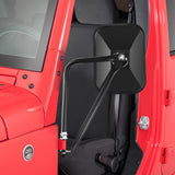 Car Rearview Mirror for Jeep Wrangler - Door Side View Mirror Fits All Jeep Wrangler JK CJ, Safari Mirror Textured Black