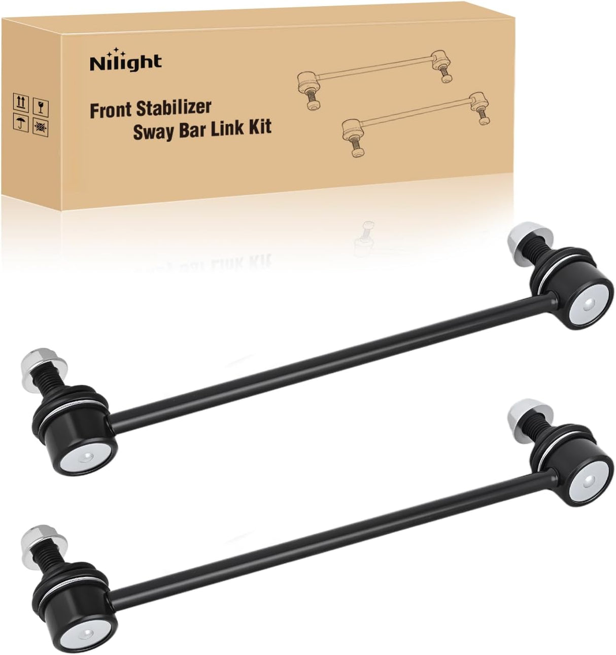 K750123 Front Stabilizer Sway Bar Links for Toyota Avalon 2013-2018 | for 2013 2014 2015 2016 2017 2018 Avalon 2007-2017 Camry 2013-2018 Lexus ES300h ES350 Driver and Passenger Side Link Kit