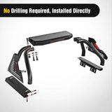 Accessories Truck Bed Chase Rack For 2002-2023 Dodge Ram 2014-2023 Chevrolet Silverado 2015-2023 F150 2014-2023 Tundra Fits Full Size