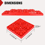 RV Leveling Blocks 10 Pack Interlocking Design Stabilizer Block Customizable Height with Carrying Bag for Rv Camper Travel Trailer