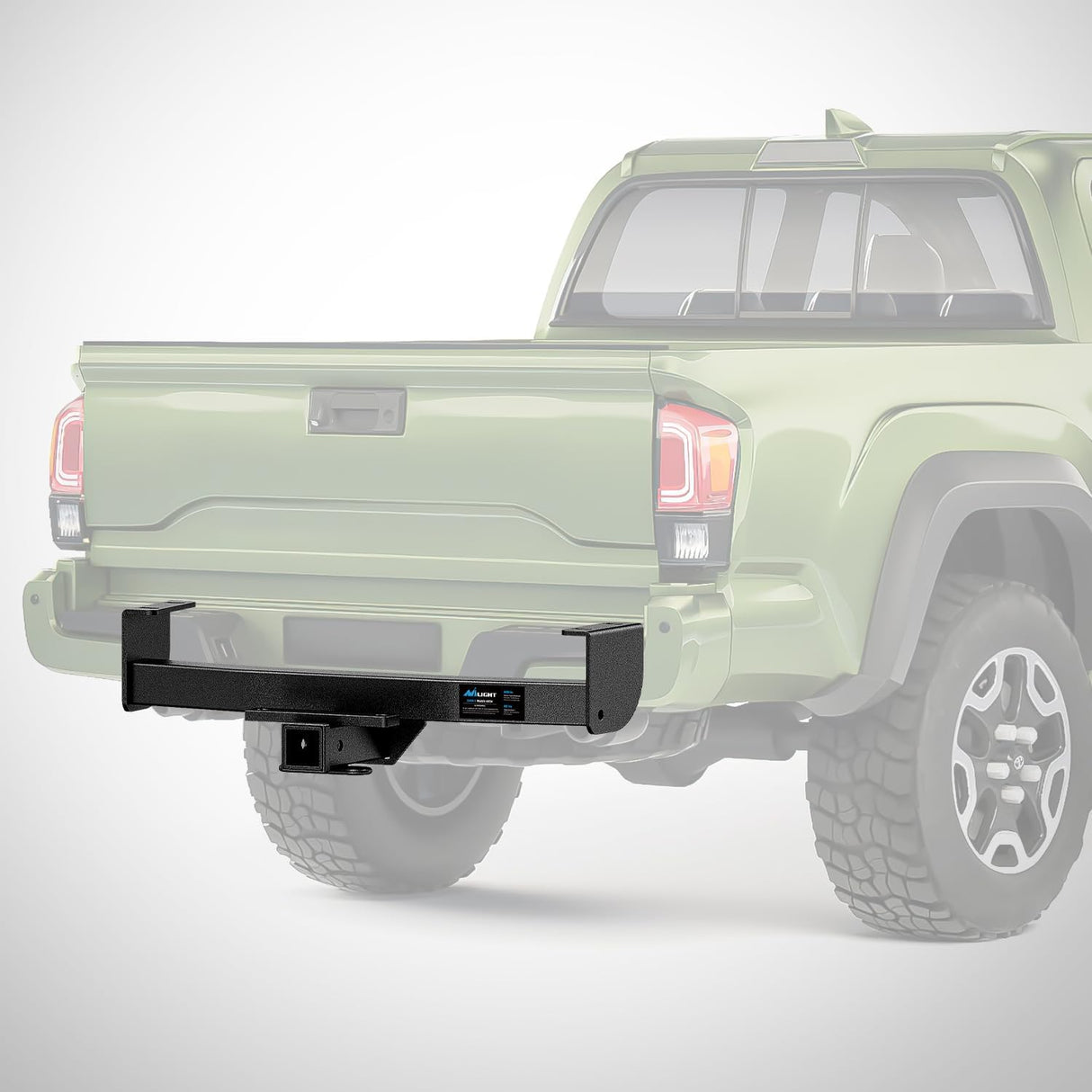 Class 3 Trailer Hitch 2 Inch Receiver Tow Hitch Compatible with Toyota Tacoma 2016 2017 2018 2019 2020 2021 2022 2023 Black Powder Coated
