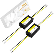 Motorcycle LED CANbus Decoder, 14W Anti-Flickering Harness Load Resistor Turn Signal Error Canceller, Pack of 2