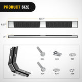Running Boards for 1999 2000 2001 2002 2003 2004 2005 2006 2007 2008 2009 2010 2011 2012 2013 2014 2015 2016 Ford F-250 F-350 Crew Cab 4 Full Size Doors 6 Inch Bolt-on Step Nerf Bars Silver