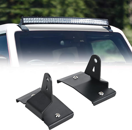 42 inch Curved LED Light Bar Bracket Mounting Upper Windshield Roof Cab Brackets Compatible with Ford Bronco 2 Door and 4 Door 2021 2022 2023 2024