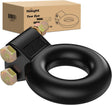 Heavy Duty Pintle Hitch Lunette Ring Tow Eye,3 Inch ID, 26,455 lbs（12T） Capacity,Black Powdercoat,Trailers and Towing Accessories