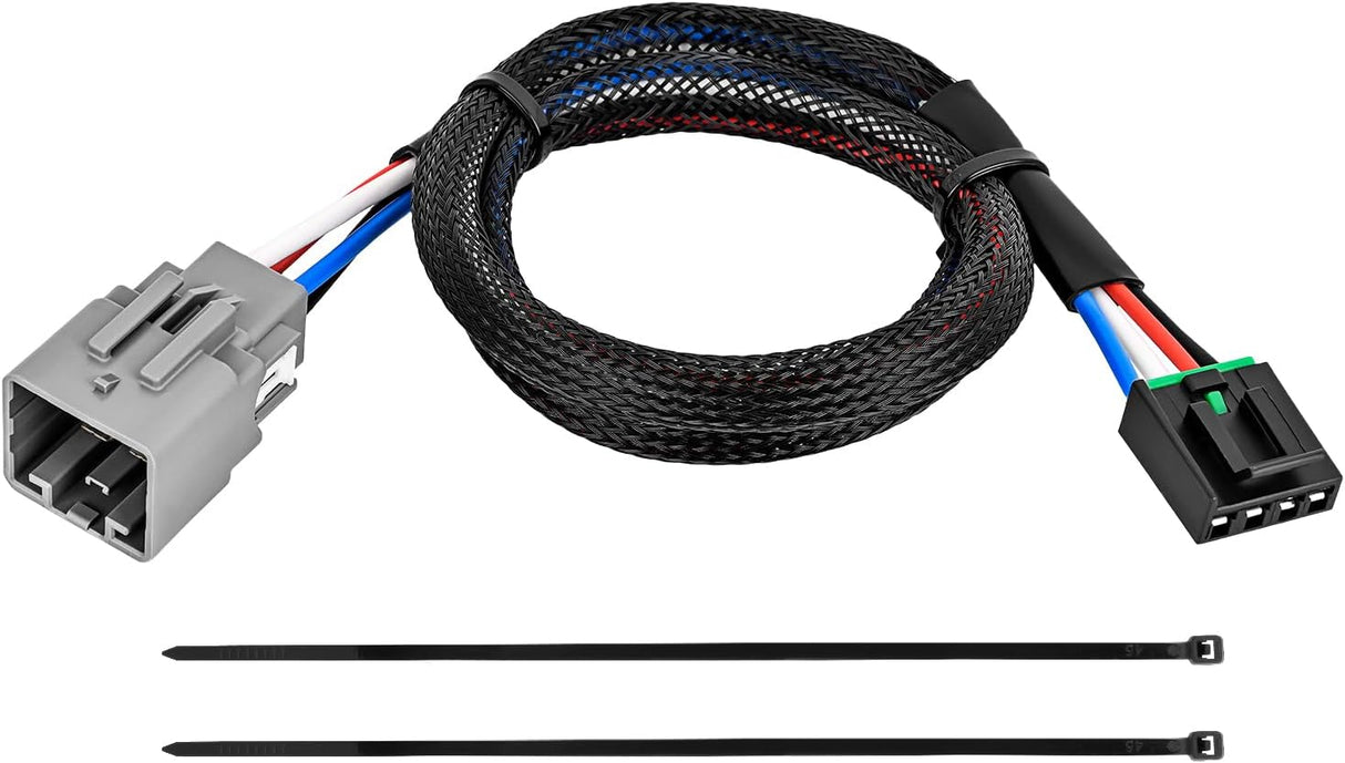 Wiring Harness Kit Brake Controller Wiring Harness Adapter for Ford F-250 F-350 Super Duty F-450 F-550 Cab Chassis 2005 2006 2007 Factory Towing Package Required Towing Hitch Trailer RV