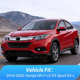 Window Visors for Honda HR-V 2016 2017 2018 2019 2020 2021 2022 | Outside Mount Rain Guards Vent Visors Window Deflectors Fresh Air Ventilation Smoke Tint, 4PCS