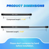 Rear Window Glass Struts 6157 for Chevrolet Suburban Tahoe GMC Yukon Cadillac Escalade 2007-2014, Rear Shocks Gas Struts 20 Inch, 2PCS Set Rod