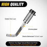 Trailer Hitch Lock Pin 1/2 Inch & 5/8 Inch Locking Receiver Hitch Pin Keyed Unique Weatherproof Anti-Theft Lockable Fits 2 Inch 2-1/2 Inch & 1-1/4 InchReceiver Tow Truck Boat Bike Truck Silver