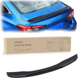 Spoiler Fit for Honda Civic Sedan 2022 2023 2024 2025 22 23 24 25 Spoilers for Cars Rear Spoiler Wing ABS Sporty Appearance Rear Trunk Lip Accessories No-Drill Installation, Glossy Black