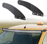 50 inch Curved LED Light Bar Bracket Mounting Upper Windshield Roof Cab Brackets Compatible with Ford Ranger 1993-2011 Pickup 4-Door or 2-Door