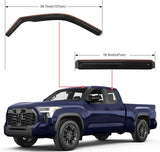 Side Window Deflectors for Toyota Tundra 2022 2023 2024 2025 2026 Double Cab Window Visors Rain Guards, Vent Shade for Fresh Air, Rain & Snow Protection, Wind Noise Reduction-4PCS