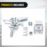 2 Inch Trailer Coupler Repair Kit with Chain 5000 lb Capacity Fit for Nilight Straight Trailer Coupler 3 Inch Channels